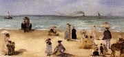Edgar Degas Beach Scene Sweden oil painting artist